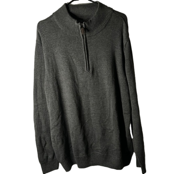 Simply Styled Other - Simply Styled Argyle Sweater Gray Quarter Zip Size XL NEW